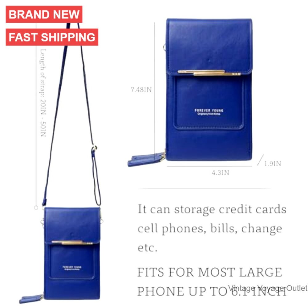 Small Touchscreen Crossbody Bag, Adjustable Strap… - image 4